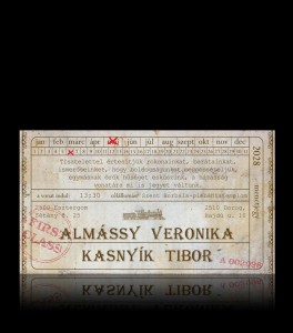 Esküvői meghívó B 1909
